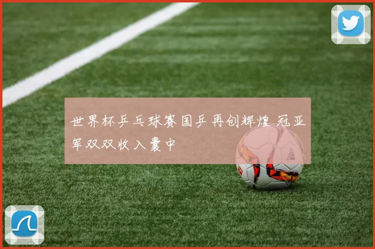 世界杯乒乓球赛国乒再创辉煌 冠亚军双双收入囊中