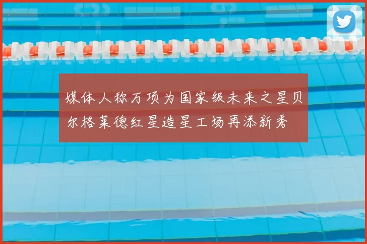 媒体人称万项为国家级未来之星贝尔格莱德红星造星工场再添新秀